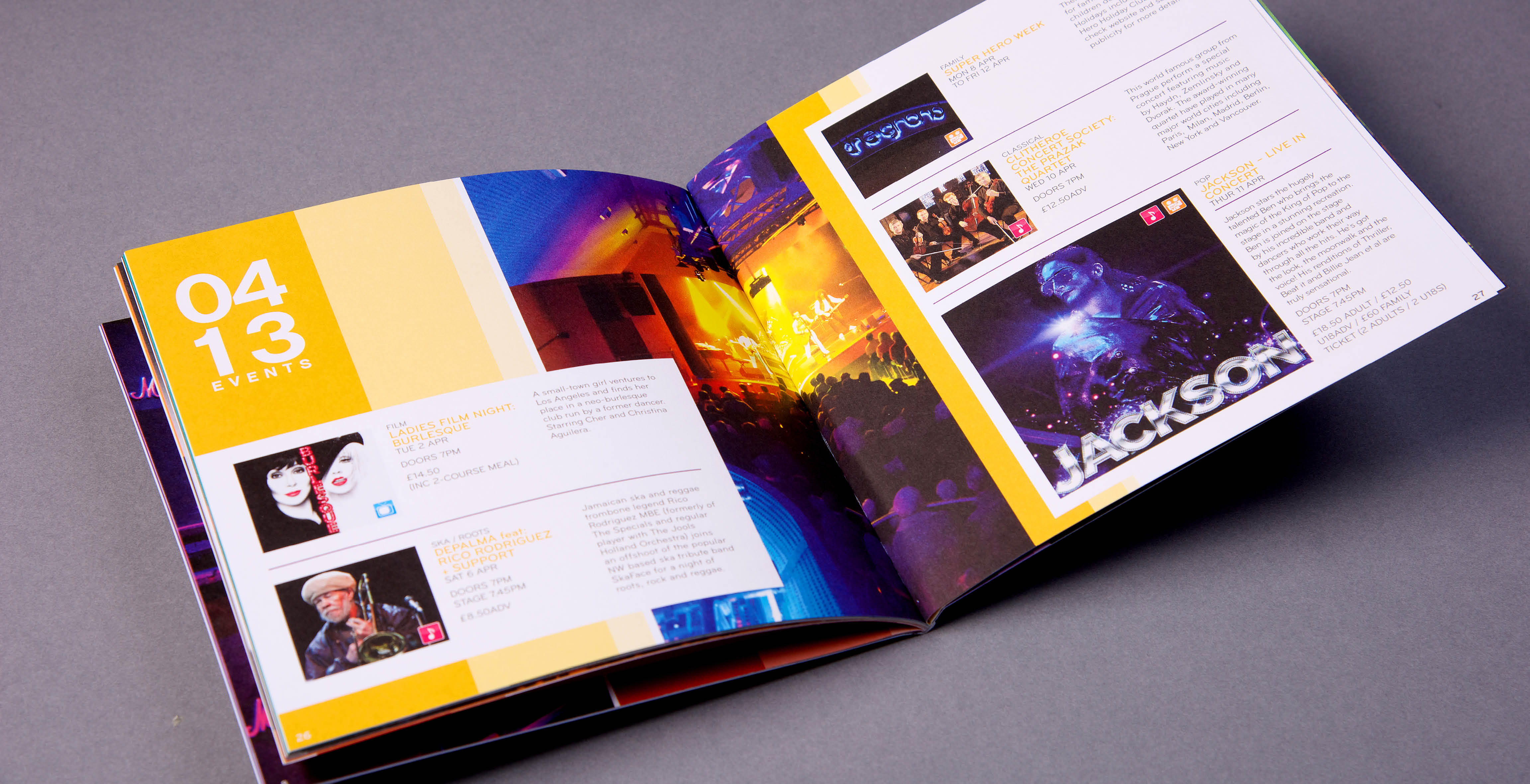 Events Guide Design